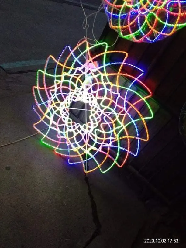 Flat Bar Lantern with Led