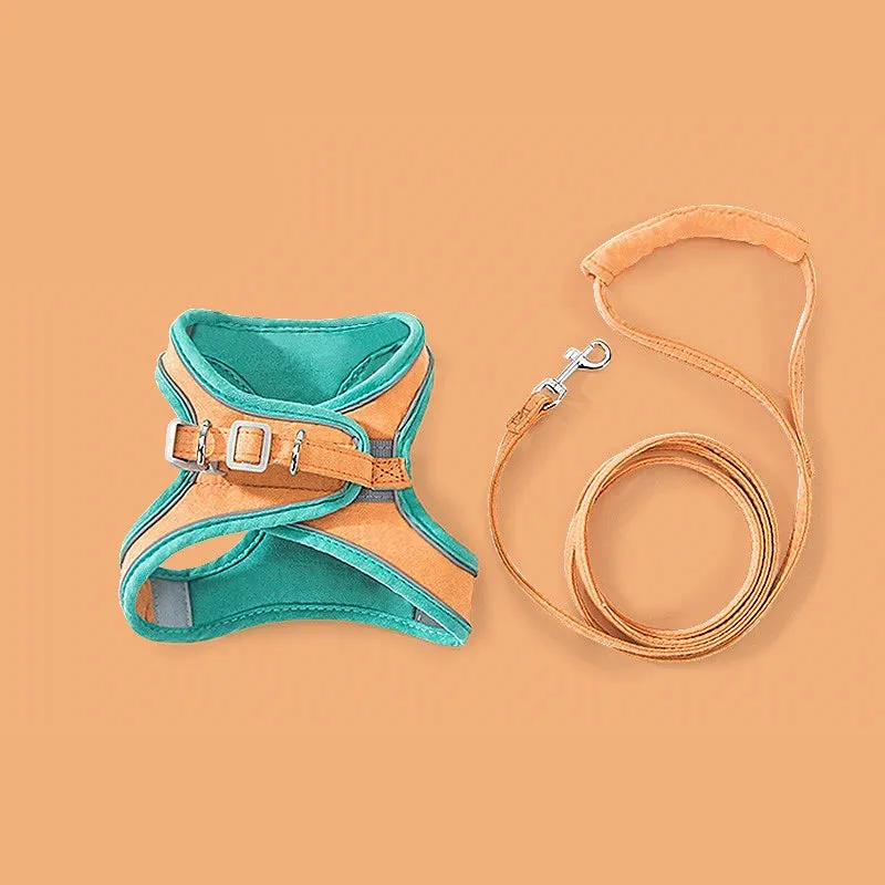 Floral Print Cat Harness & Leash Set