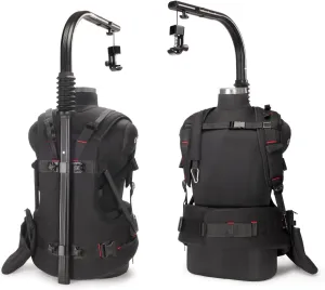 FLYCAM Flowline 750N Professional Ergonomic Camera Support Vest. Supports Payloads 15-19kg (33-42lb). Includes 18.5" Top Bar with 5" Arm Extension. Minimum Weight Required 15kg/33lb