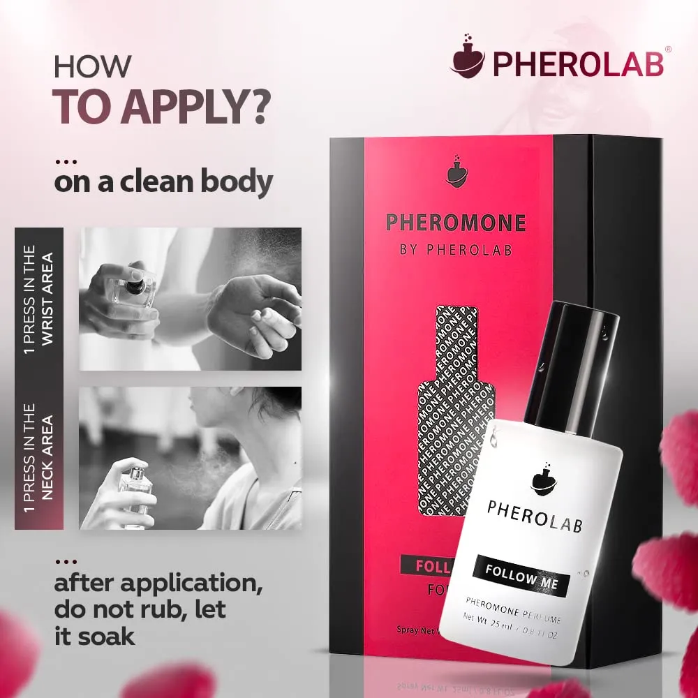 Follow Me Pheromone Perfume for Women [Oxytocin] – Pheromone-Infused Oil Cologne, Long-Lasting Spray Perfume to Attract Men