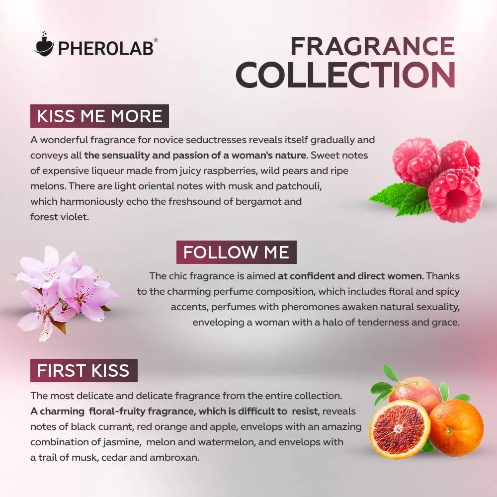 Follow Me Pheromone Perfume for Women [Oxytocin] – Pheromone-Infused Oil Cologne, Long-Lasting Spray Perfume to Attract Men