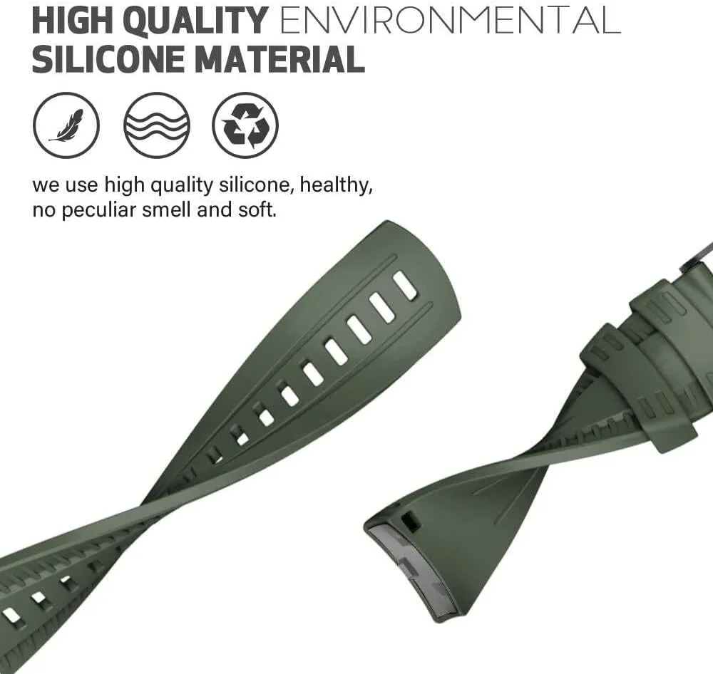 For 9 Band Soft Silicone Watch Strap For 9 GPS Baro Replacement Watch Band Sports For Men Women