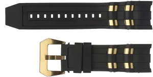 for Invicta Pro Diver Watch Bands with Metal Inserts and Buckle Replacement Strap - Invicta Watch band