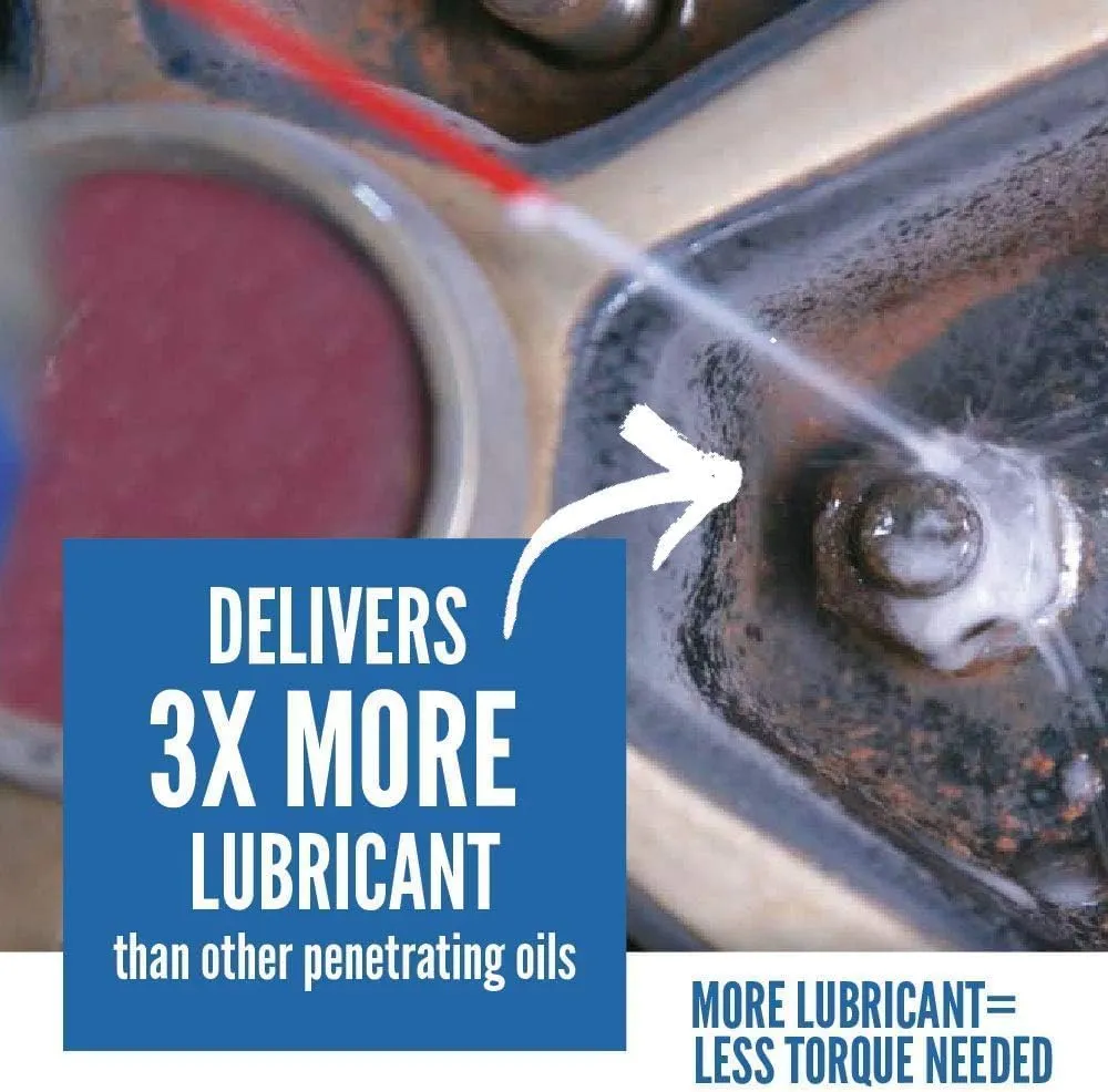 Free All Deep Penetrating Oil Rust Remover, Loosen Rusty Nuts & Bolts, Screws, Clamps, Pipes, 11 oz. Aerosol, 12 Pack