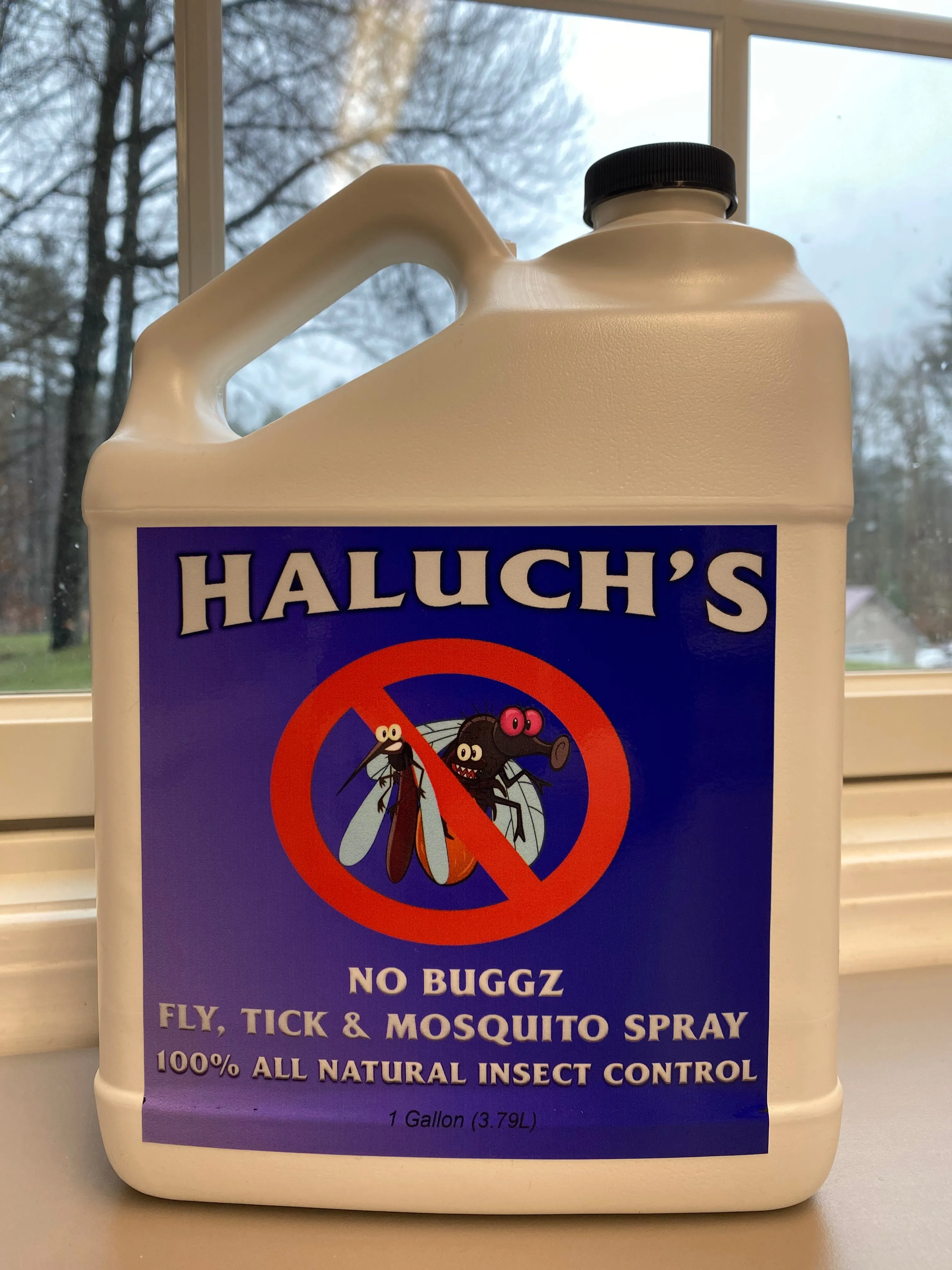 Gallon No Buggz Natural Fly Spray Blue Concentrate