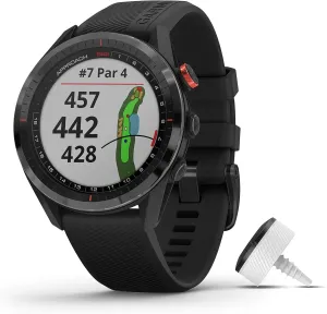 Garmin Approach S62 Bundle, Premium Golf GPS Watch with 3 CT10 Club Tracking Sensors, Built-in Virtual Caddie, Mapping and Full Color Screen, Black (Renewed)