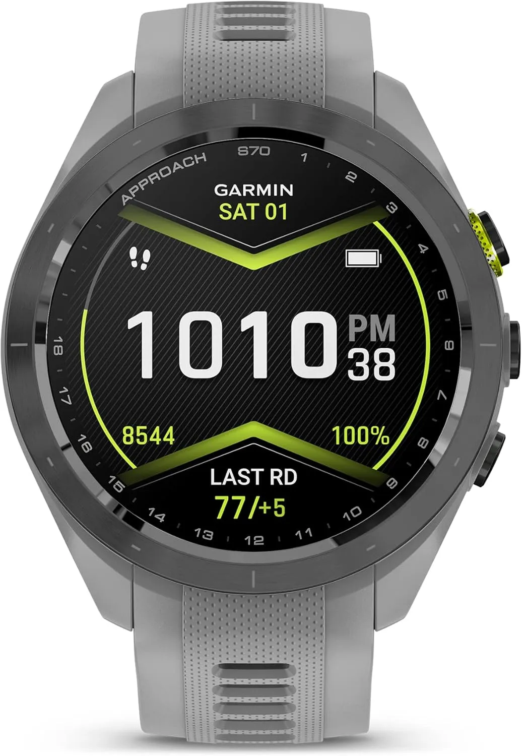 Garmin Approach S70, 42mm, Premium GPS Golf Watch, Powder Gray