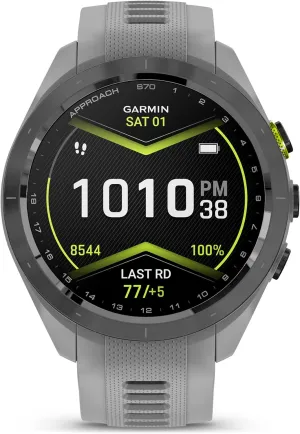Garmin Approach S70, 42mm, Premium GPS Golf Watch, Powder Gray