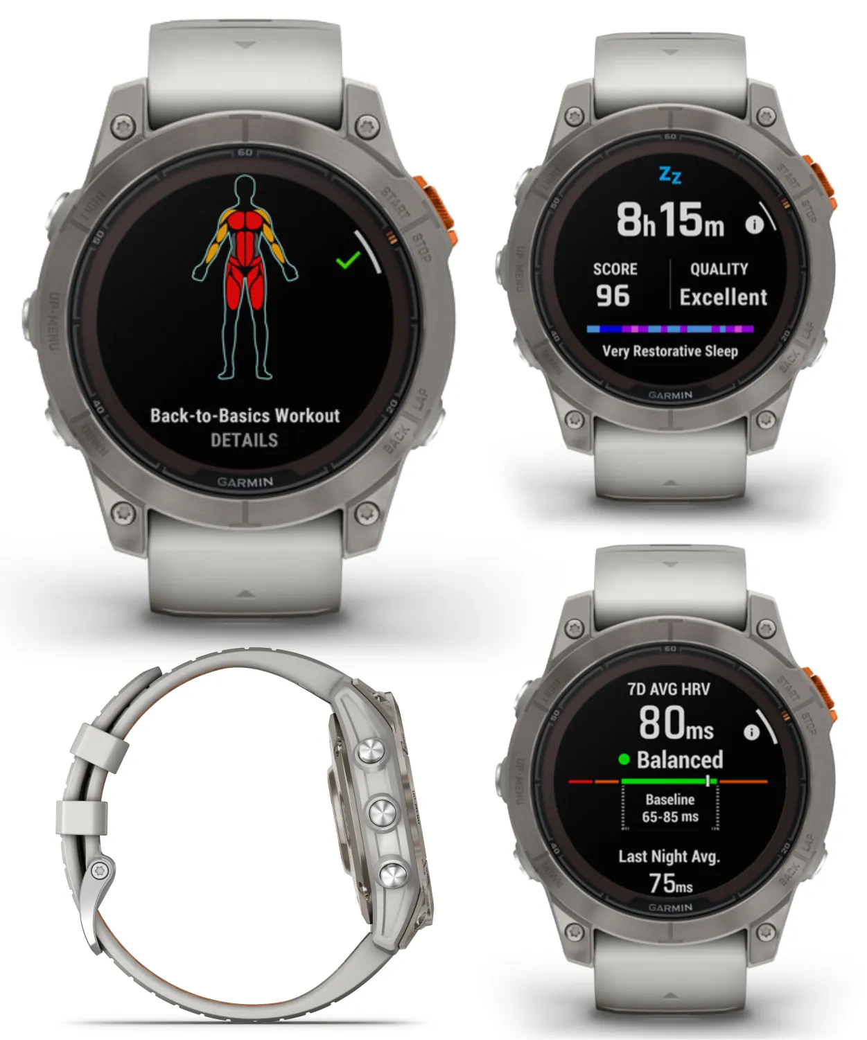 Garmin Fenix 7 Pro Solar Series Multisport GPS 42/47/51 mm Smartwatch | Wearable4U Bundle
