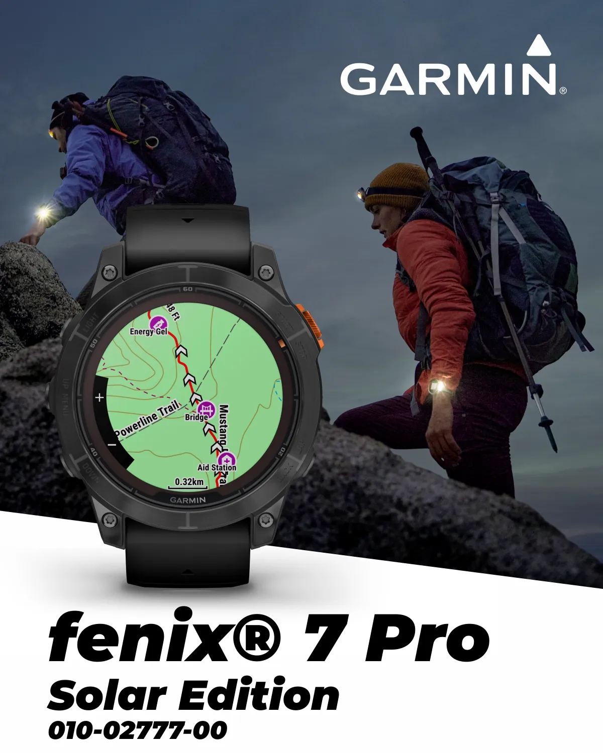Garmin Fenix 7 Pro Solar Series Multisport GPS 42/47/51 mm Smartwatch | Wearable4U Bundle