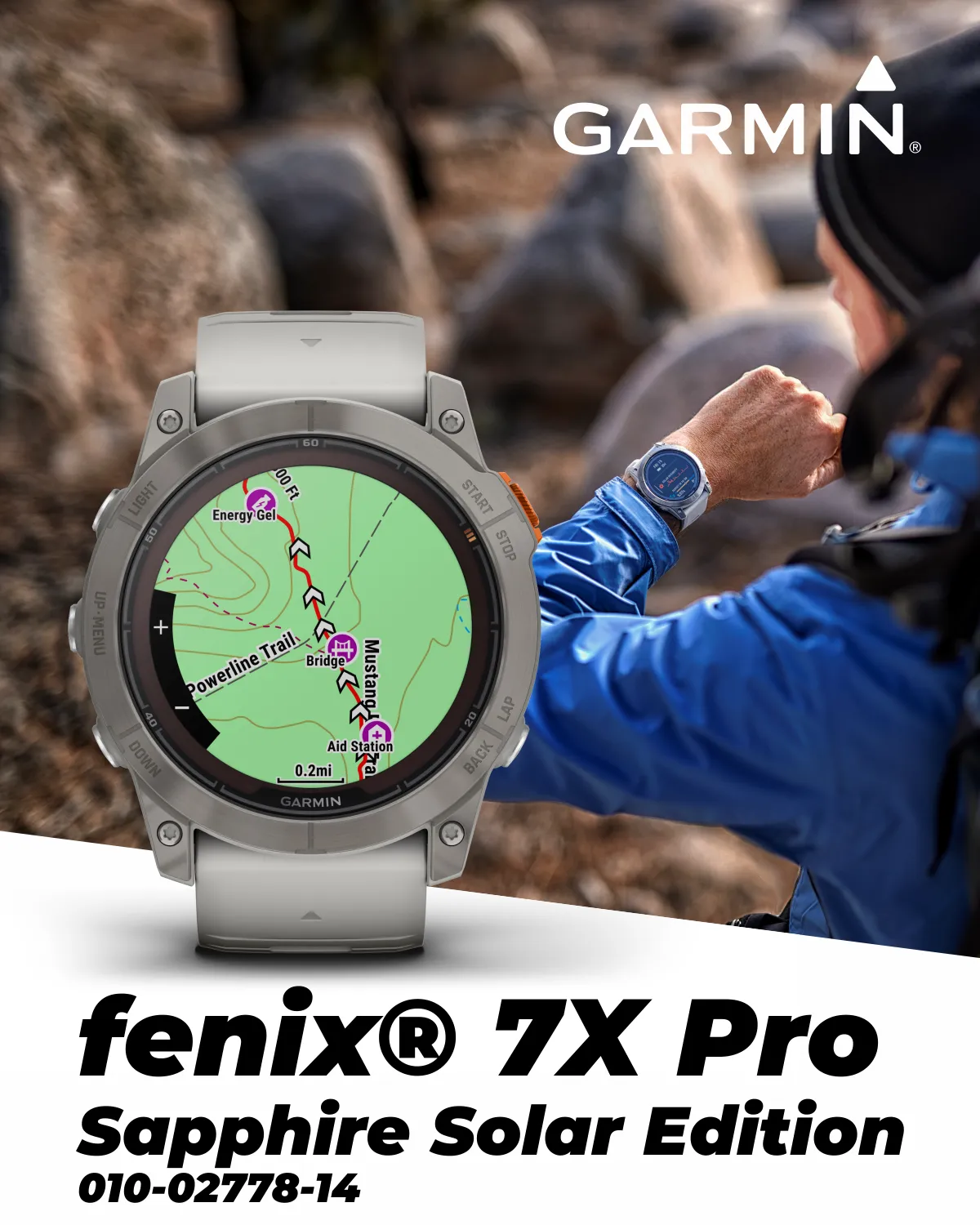 Garmin Fenix 7 Pro Solar Series Multisport GPS 42/47/51 mm Smartwatch | Wearable4U Bundle