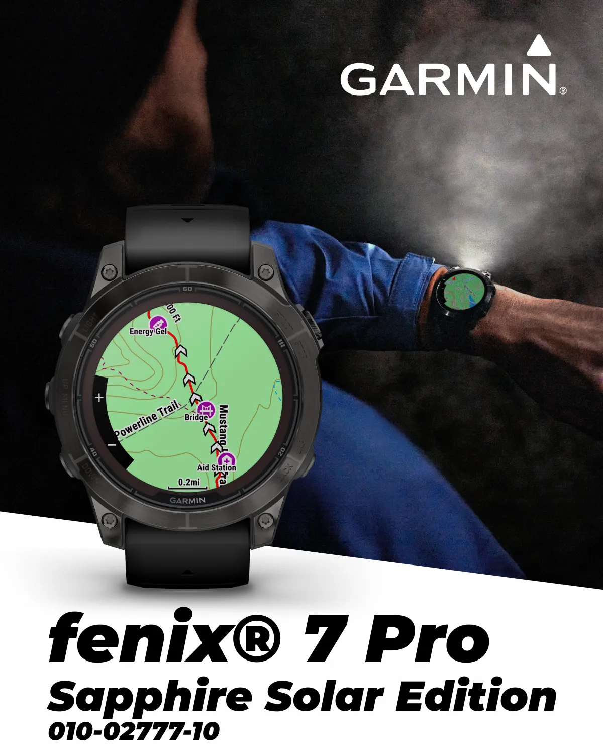 Garmin Fenix 7 Pro Solar Series Multisport GPS 42/47/51 mm Smartwatch | Wearable4U Bundle