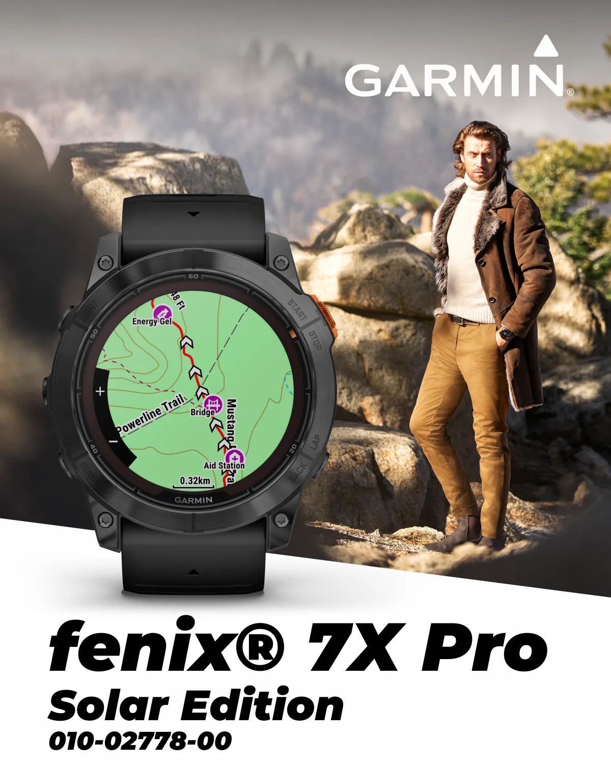 Garmin Fenix 7 Pro Solar Series Multisport GPS 42/47/51 mm Smartwatch | Wearable4U Bundle