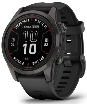 Garmin Fenix 7 Pro Solar Series Multisport GPS 42/47/51 mm Smartwatch | Wearable4U Bundle