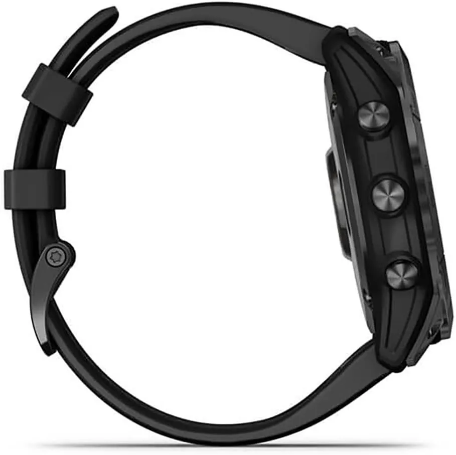 Garmin Fenix 7X Solar Multisport GPS Watch, Slate Grey with Black Band