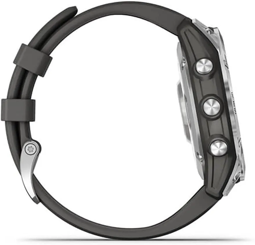 Garmin fēnix 7 Multisport GPS Watch, Silver with Graphite Band, 1 pieces