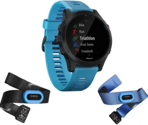 Garmin Forerunner 945 Bundle, Premium GPS Running/Triathlon Smartwatch with Music, Blue