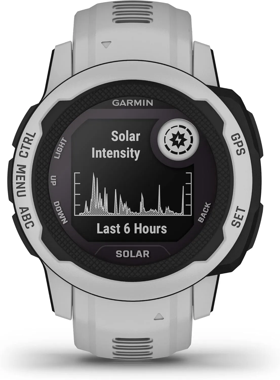 Garmin Instinct 2S Solar, Smaller-Sized GPS Outdoor Watch, Solar Charging Capabilities, Multi-GNSS Support, Tracback Routing, Mist Gray (Renewed)