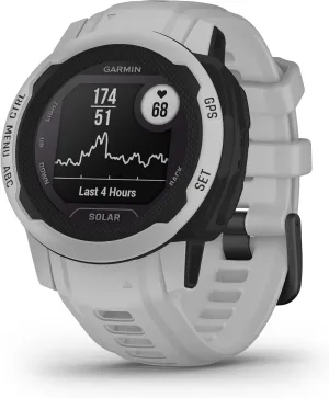 Garmin Instinct 2S Solar, Smaller-Sized GPS Outdoor Watch, Solar Charging Capabilities, Multi-GNSS Support, Tracback Routing, Mist Gray (Renewed)