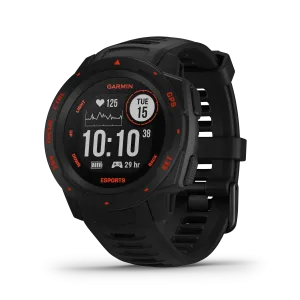 Garmin Instinct Esports Edition, Black Lava GPS Smartwatch for Esports Athletes