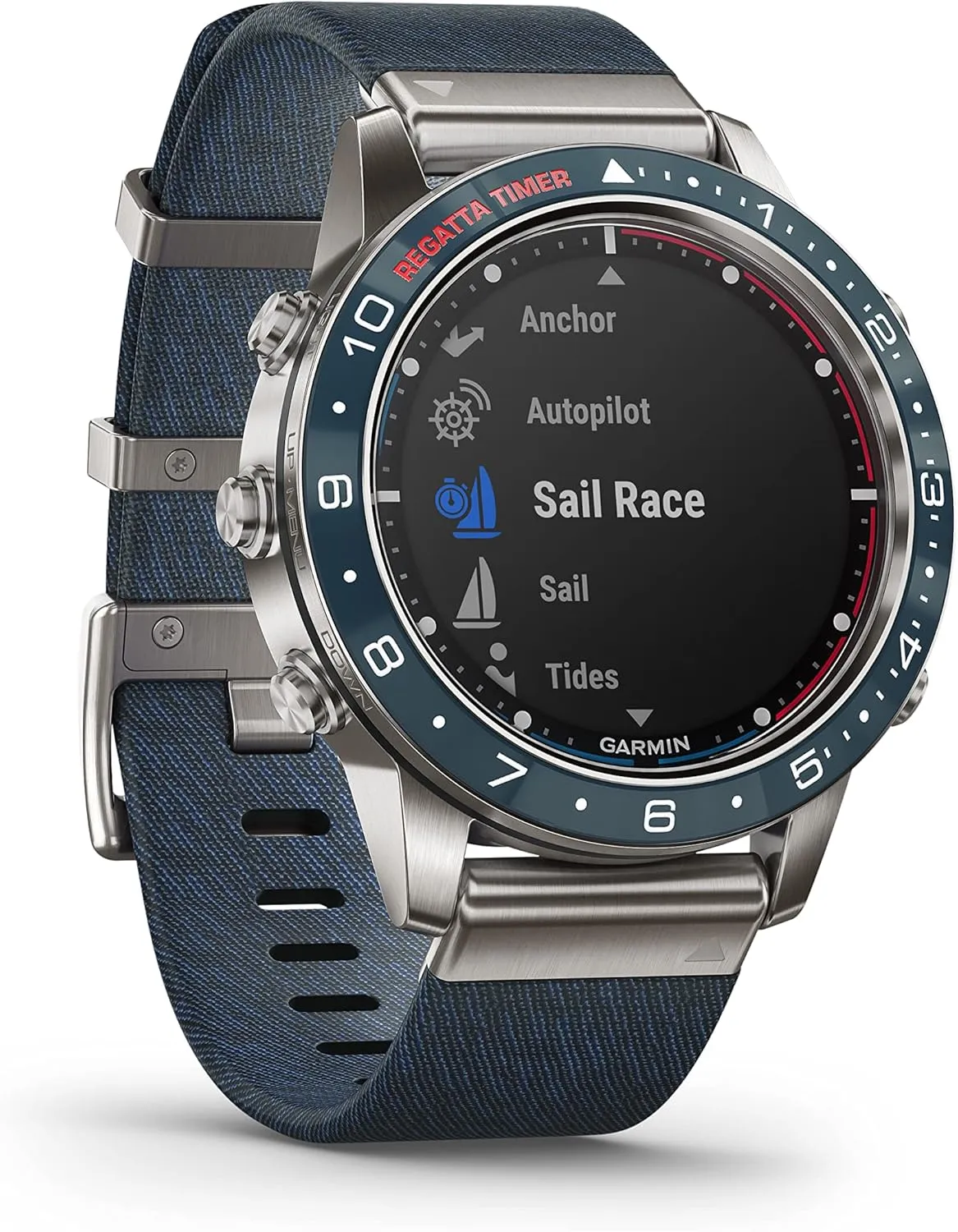 Garmin MARQ Captain, Men's Luxury Tool Watch with Advanced Nautical Features, Track Wind Speed, Direction, Temperature and Tide Information