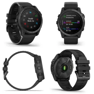 Garmin Tactix 7 Tactical Multisport GPS Smartwatch with Wearable4U Black EarBuds Bundle