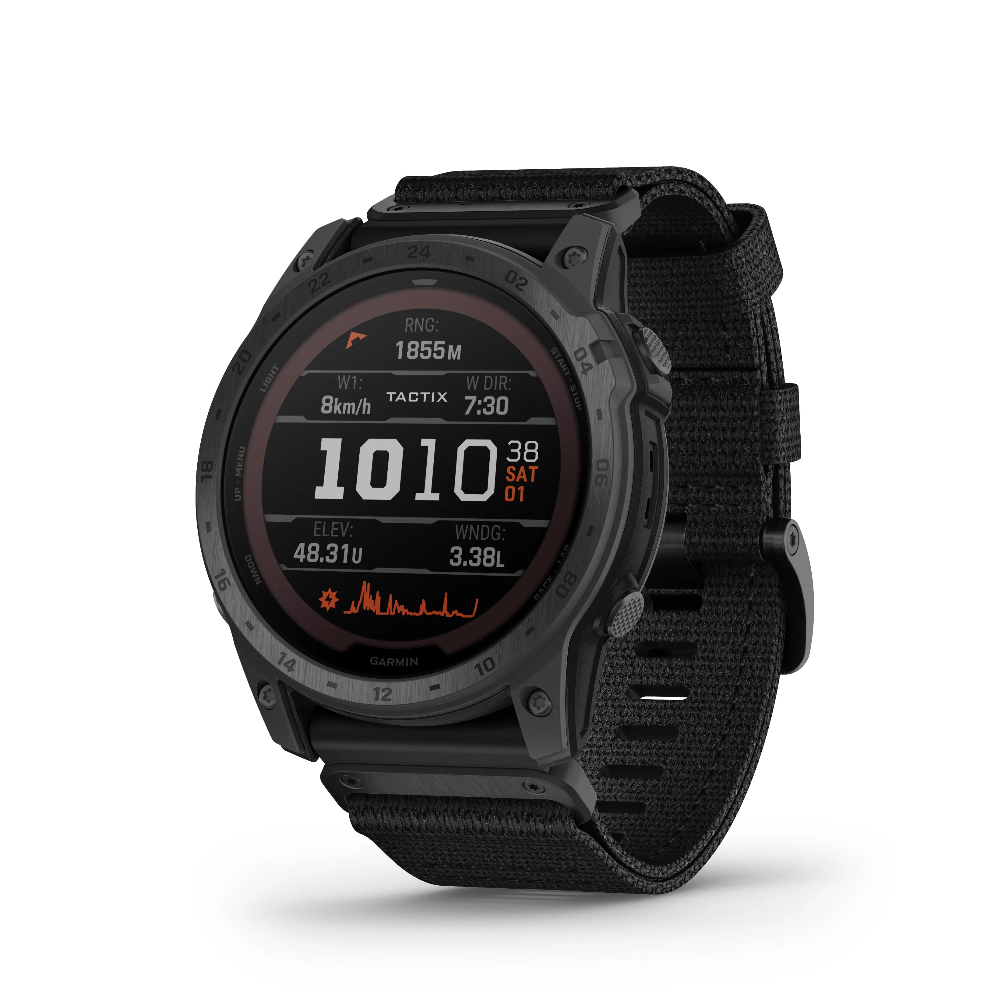 Garmin Tactix 7 Tactical Multisport GPS Smartwatch with Wearable4U Black EarBuds Bundle
