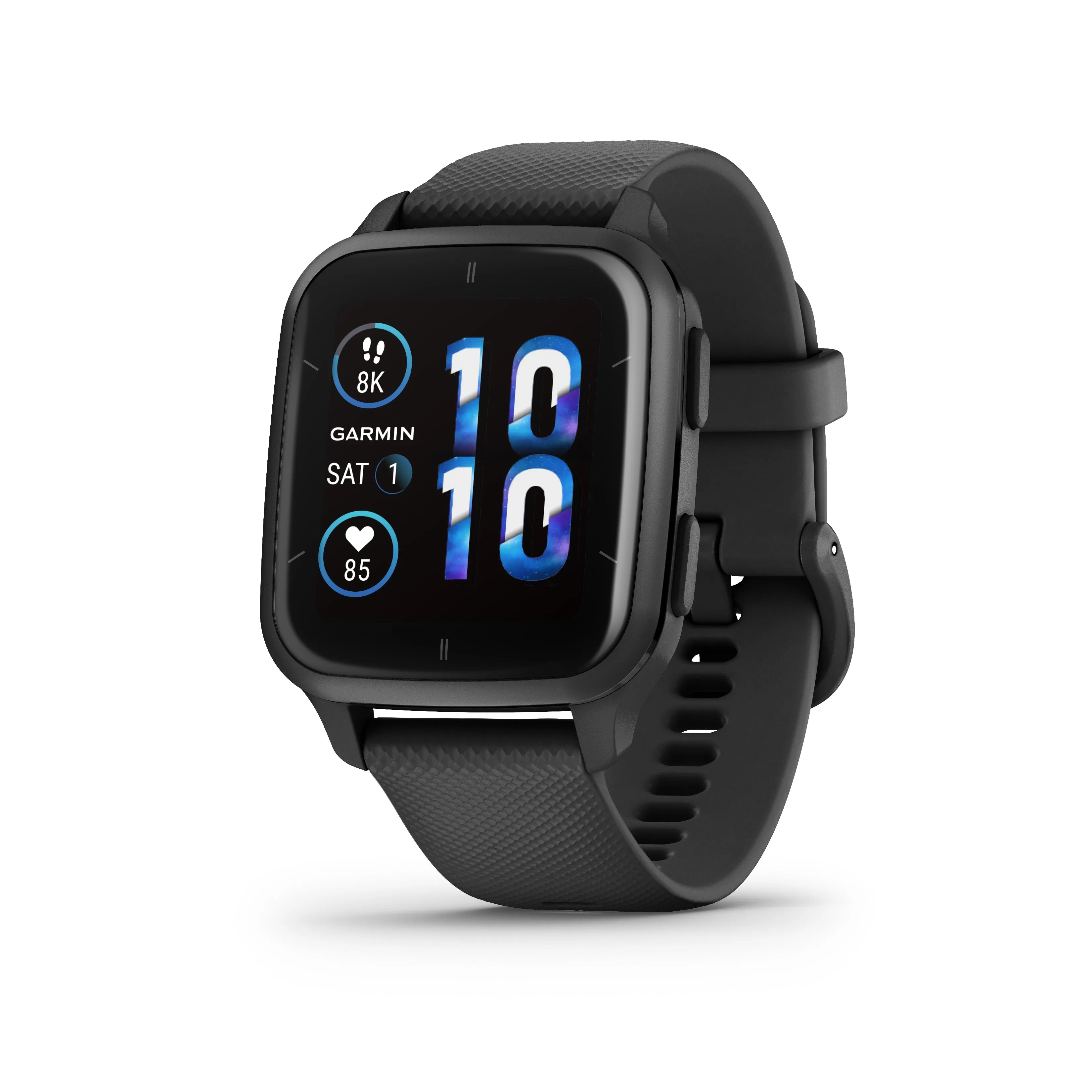 Garmin Venu Sq 2 Series, GPS Smartwatch, Long-Lasting Battery Life, AMOLED Display, Black/Slate