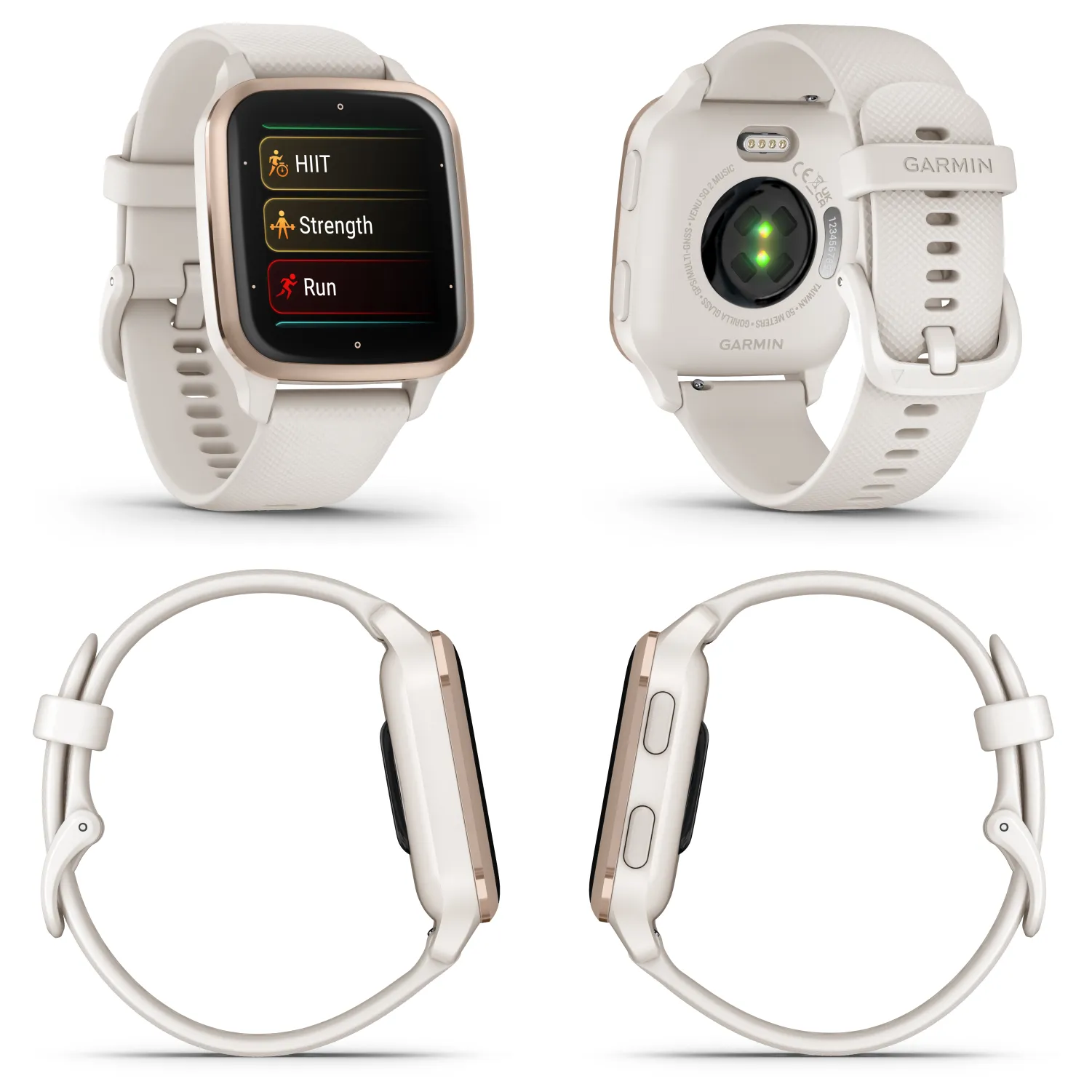 Garmin Venu Sq 2 Series, GPS Smartwatch, Long-Lasting Battery Life, AMOLED Display, Black/Slate