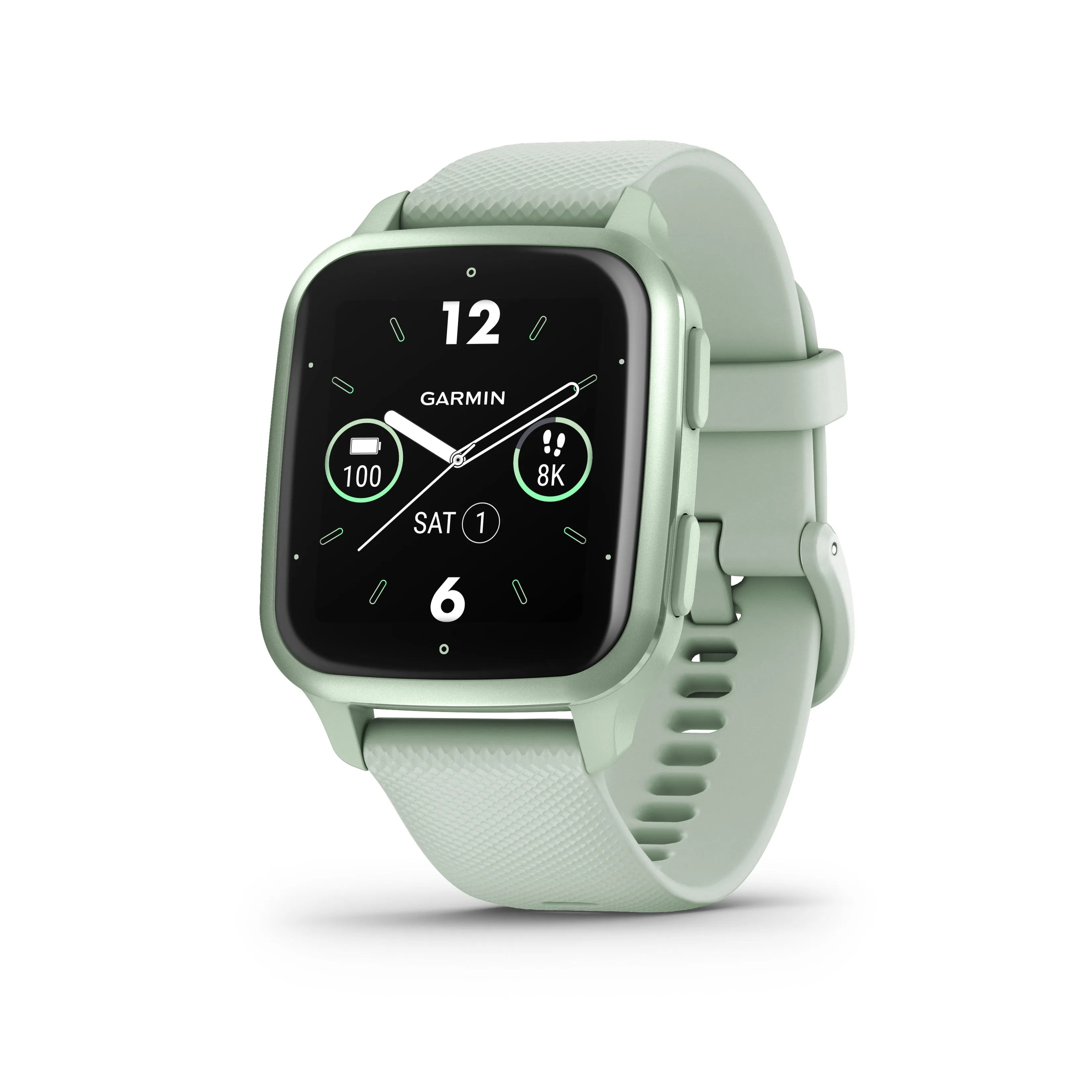 Garmin Venu Sq 2 Series, GPS Smartwatch, Long-Lasting Battery Life, AMOLED Display, Black/Slate