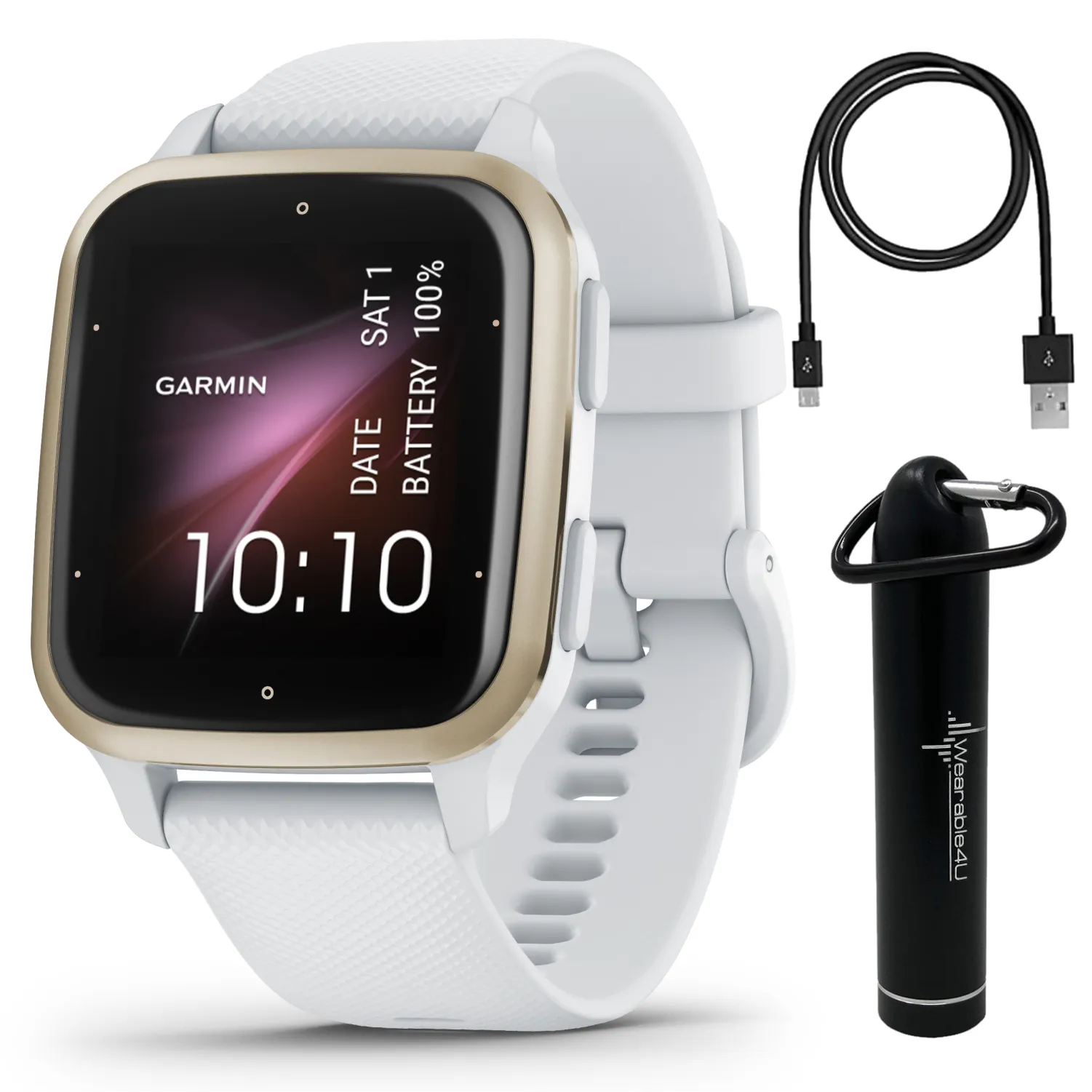 Garmin Venu Sq 2 Series, GPS Smartwatch, Long-Lasting Battery Life, AMOLED Display, Black/Slate