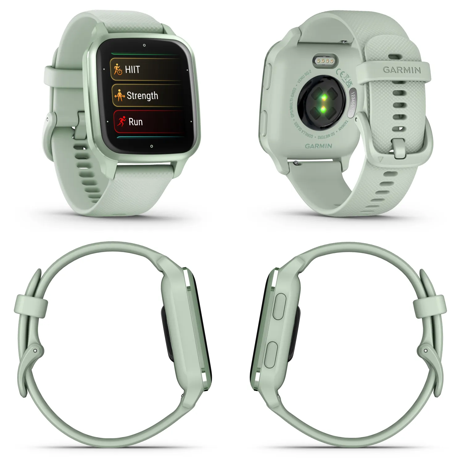 Garmin Venu Sq 2 Series, GPS Smartwatch, Long-Lasting Battery Life, AMOLED Display, Black/Slate