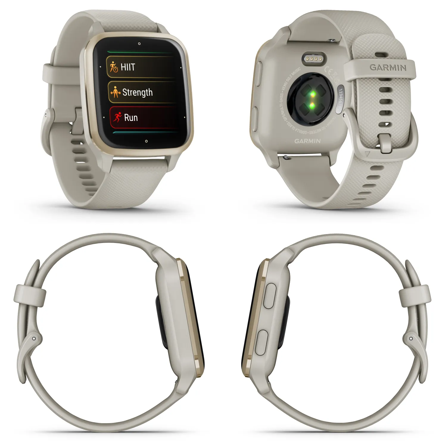 Garmin Venu Sq 2 Series, GPS Smartwatch, Long-Lasting Battery Life, AMOLED Display, Black/Slate