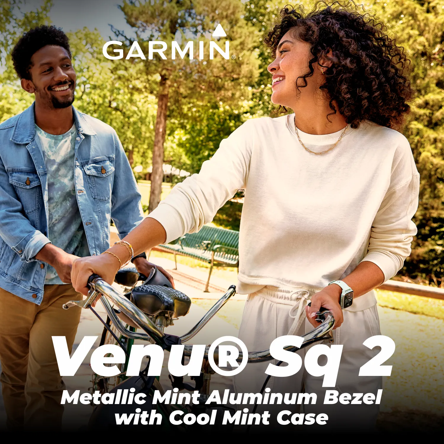 Garmin Venu Sq 2 Series, GPS Smartwatch, Long-Lasting Battery Life, AMOLED Display, Black/Slate