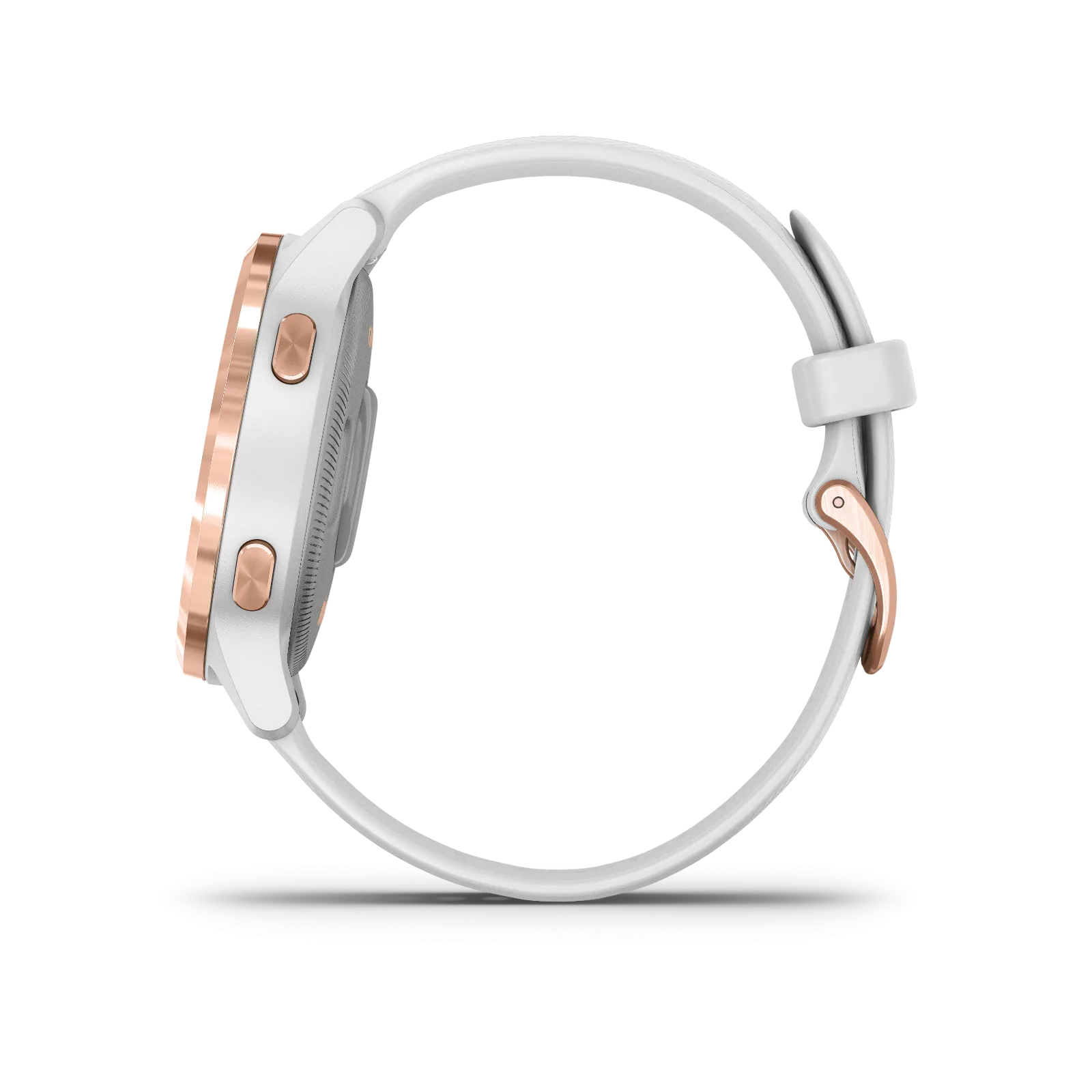 Garmin Vivoactive 4S White Rose GPS Smartwatch and Wearable4U Power Pack Bundle