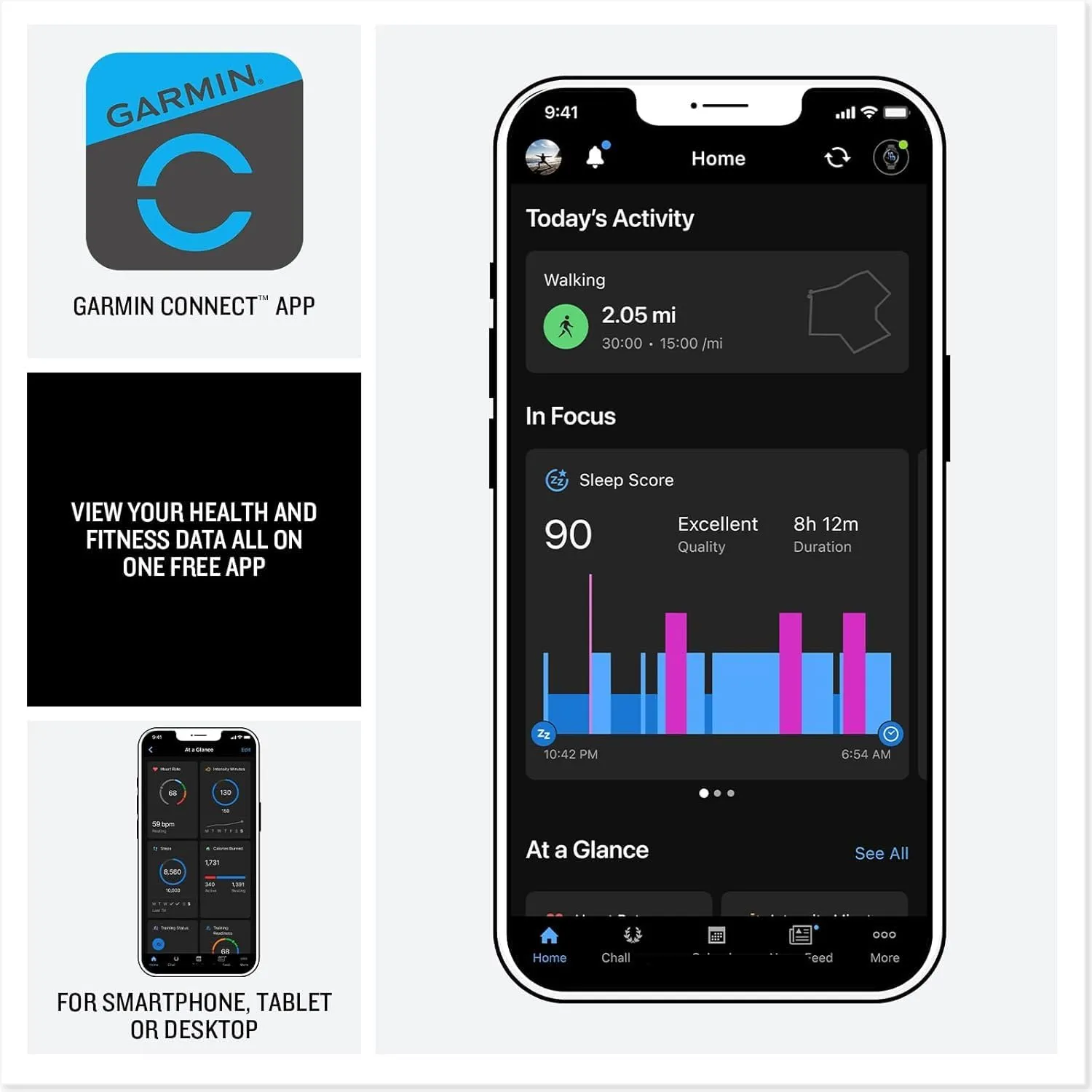 Garmin vivoactive 6 GPS Smartwatch with AMOLED Display, Jasper Green | Advanced Health and Fitness Features, Up to 11 Day Battery, Energy Monitoring, Sleep Coach | with Signature Series Power Bundle