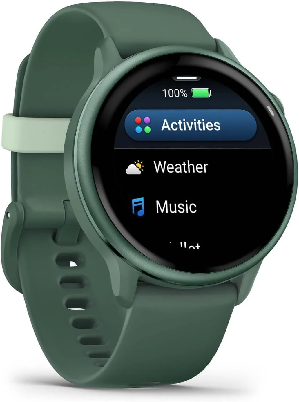 Garmin vivoactive 6 GPS Smartwatch with AMOLED Display, Jasper Green | Advanced Health and Fitness Features, Up to 11 Day Battery, Energy Monitoring, Sleep Coach | with Signature Series Power Bundle