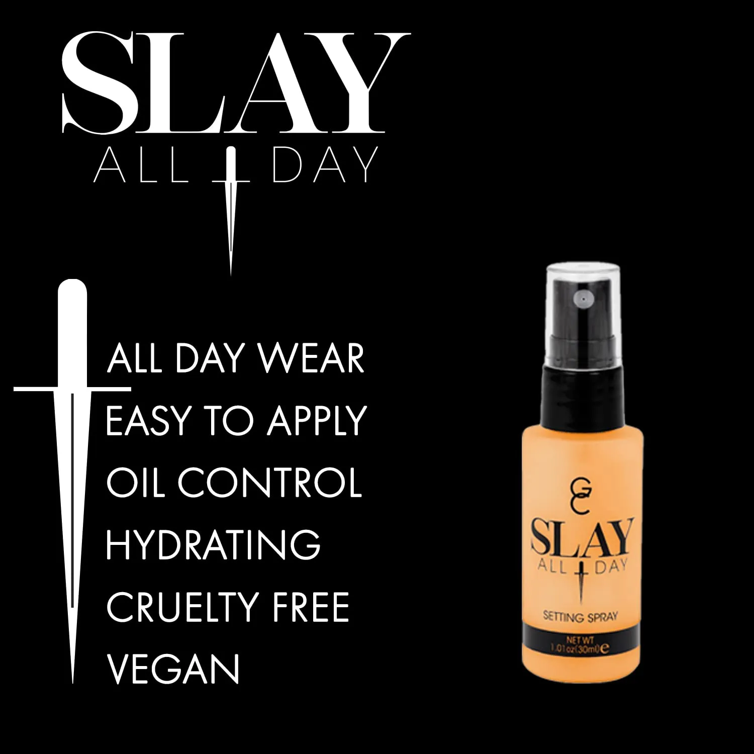 Gerard Cosmetics Makeup Setting Spray Mini (Dreamsicle), Slay All Day Scented Makeup Finishing Spray, Oil Control, Matte Finish, Cruelty Free, Made USA 30 mL (1.01 oz)