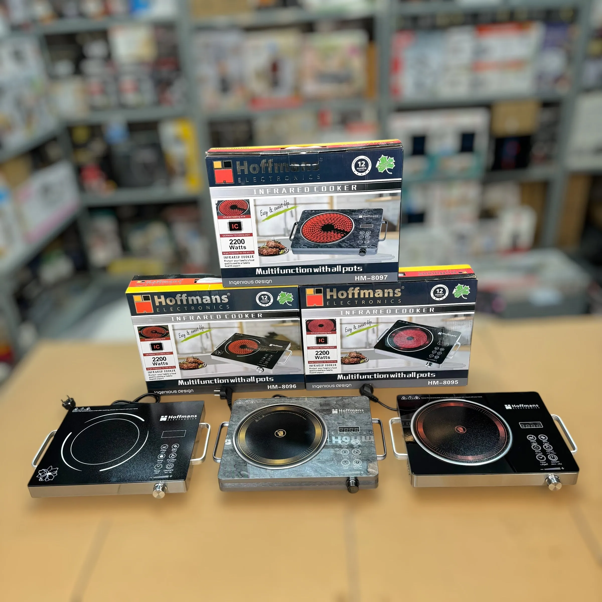 German Lot Hoffmans Ceramic Infrared Stoves