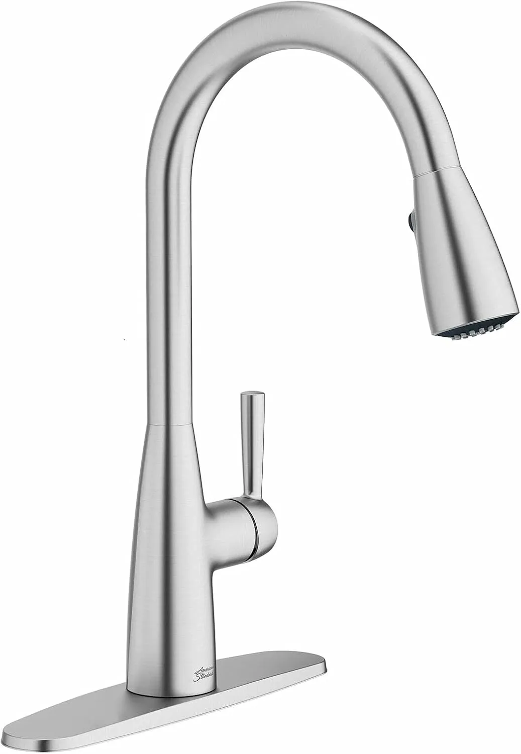 Glacier Bay American Standard Fairbury 2S Single-Handle Pull-Down Sprayer Kitchen Faucet in Stainless Steel, Silver