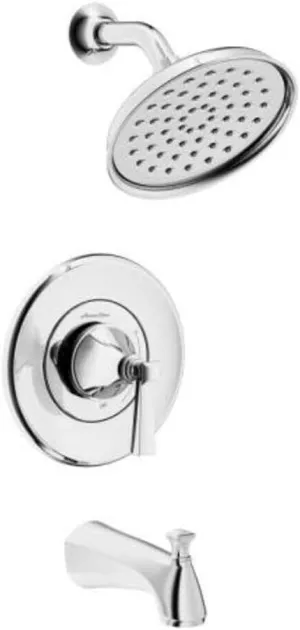 Glacier Bay American Standard Rumson Single-Handle 1-Spray Tub and Shower Faucet with 1.8 GPM in Polished Chrome Valve Included