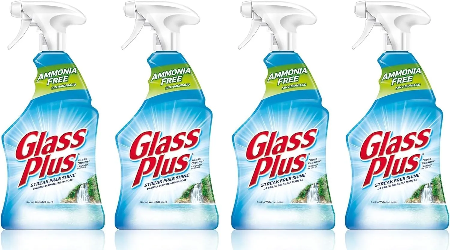 Glass Plus Glass Cleaner, Multi-Surface Glass Cleaner 32 oz (Packaging May Vary) (Pack of 4)