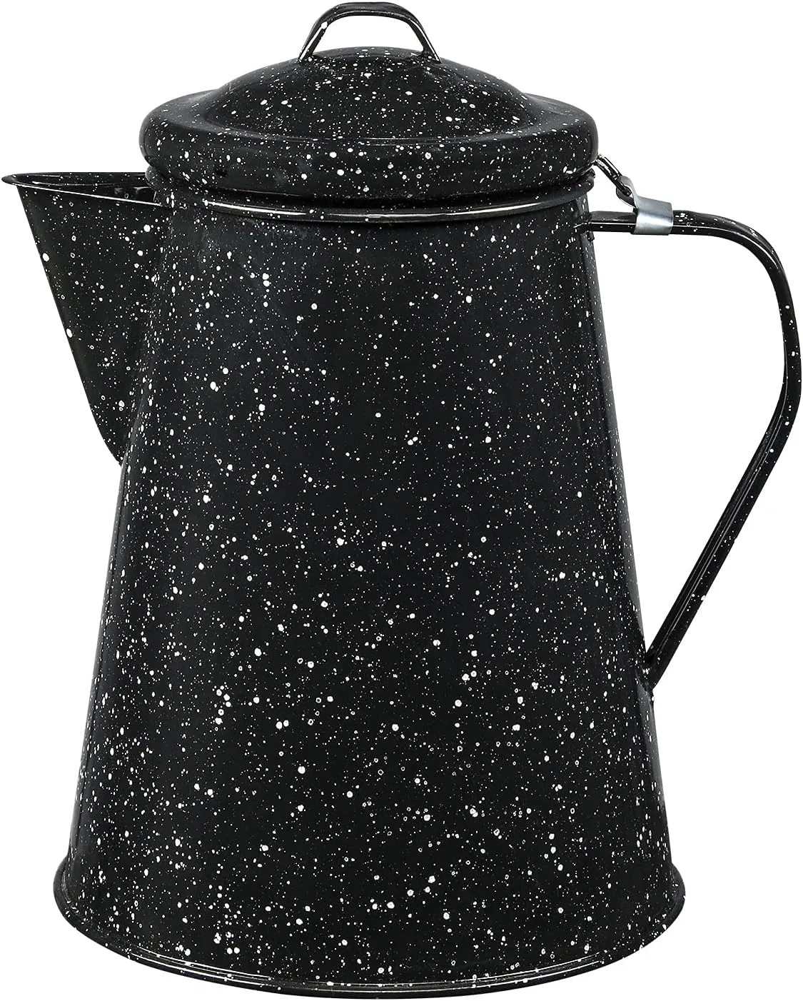 Granite Ware 3 Qt Coffee Boiler. Enameled Steel 12 cups capacity. Perfect for camping, Heat Coffee, Tea and Water directly on stove or fire.
