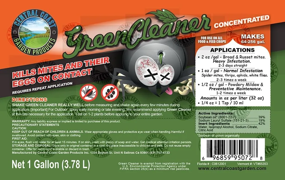 Green Cleaner 2.5 Gallon Concentrate