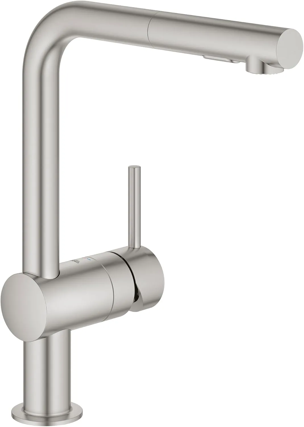 GROHE 30300DC0 Minta Pull-Out Kitchen Faucet Supersteel (Stainless Steel)