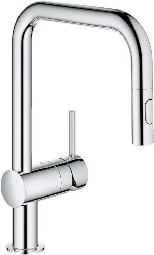 GROHE 32319003 Minta Pull-Down U Kitchen Faucet Chrome