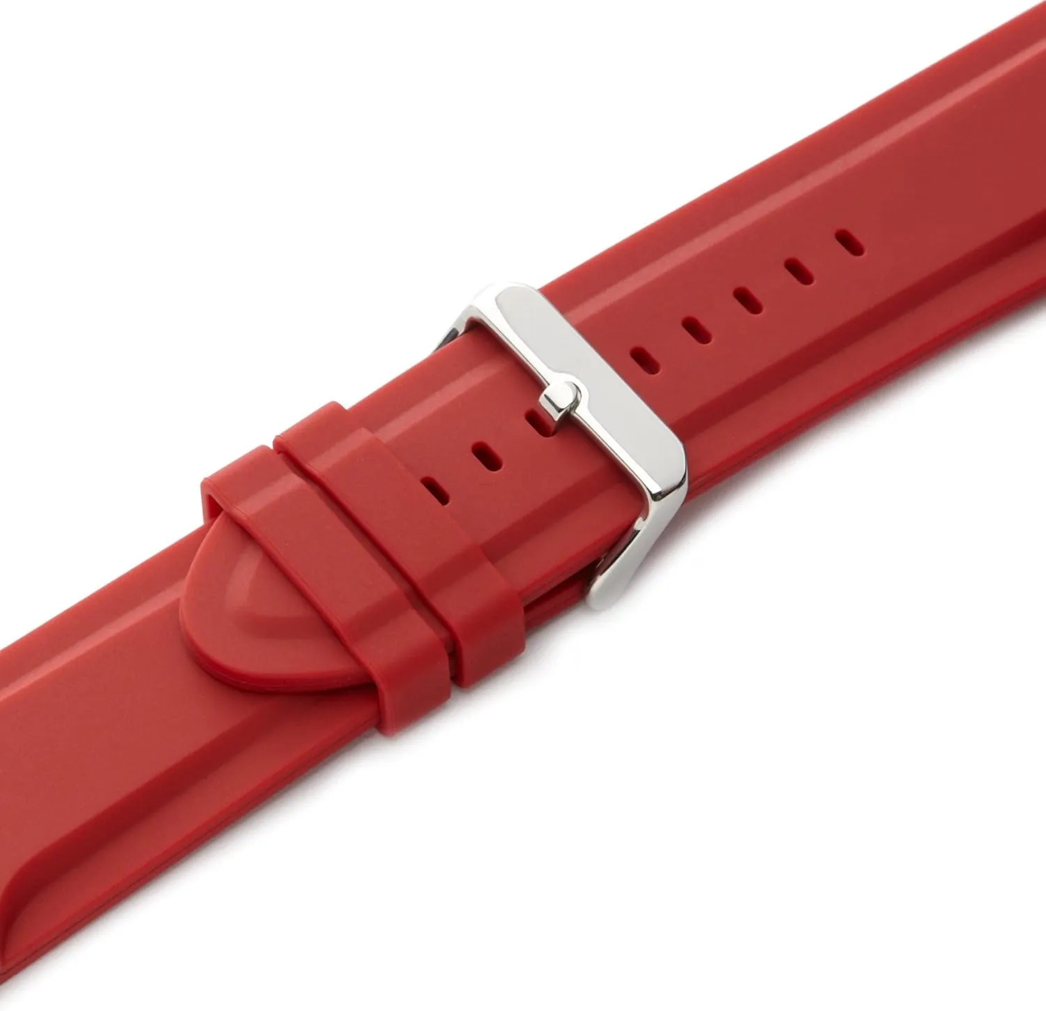 Hadley-Roma 'Men's' Silicone Watch Strap (Model: MS3377RA 260)