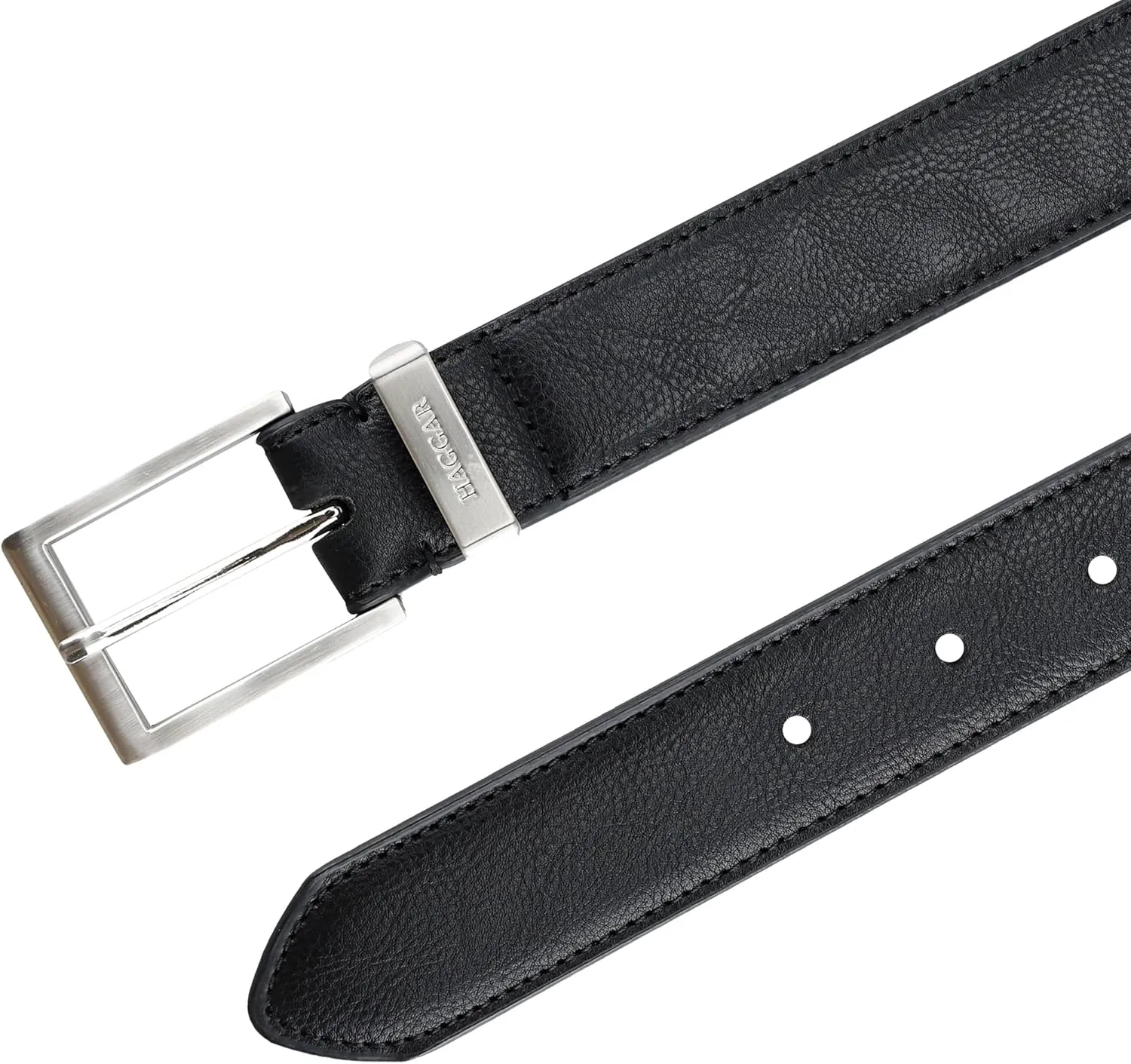 Haggar Men's Essential Belt-Dress and Casual
