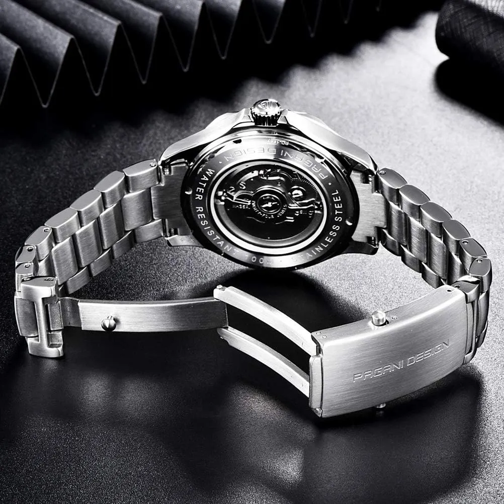 HaiQin Pagani Design Men's Automatic Diver's Watch Japanese Movement Sapphire Glass Date Display Business Luxury Watch - 1667