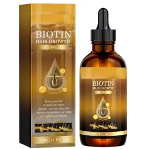 Hair Growth Serum with Biotin, 30ml, Scalp Treatment for Hair Strengthening and Regrowth